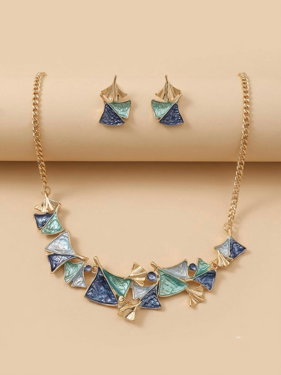 Viva la Couleur Earrings and Necklace Set