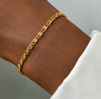 Unisex Gold Plated Bracelet