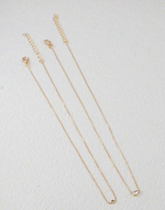 La Rochelle Simple Necklace Set