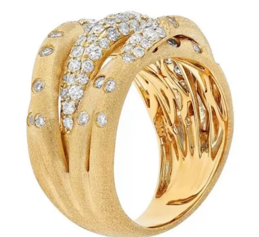 Aura Sculpted Statement Ring