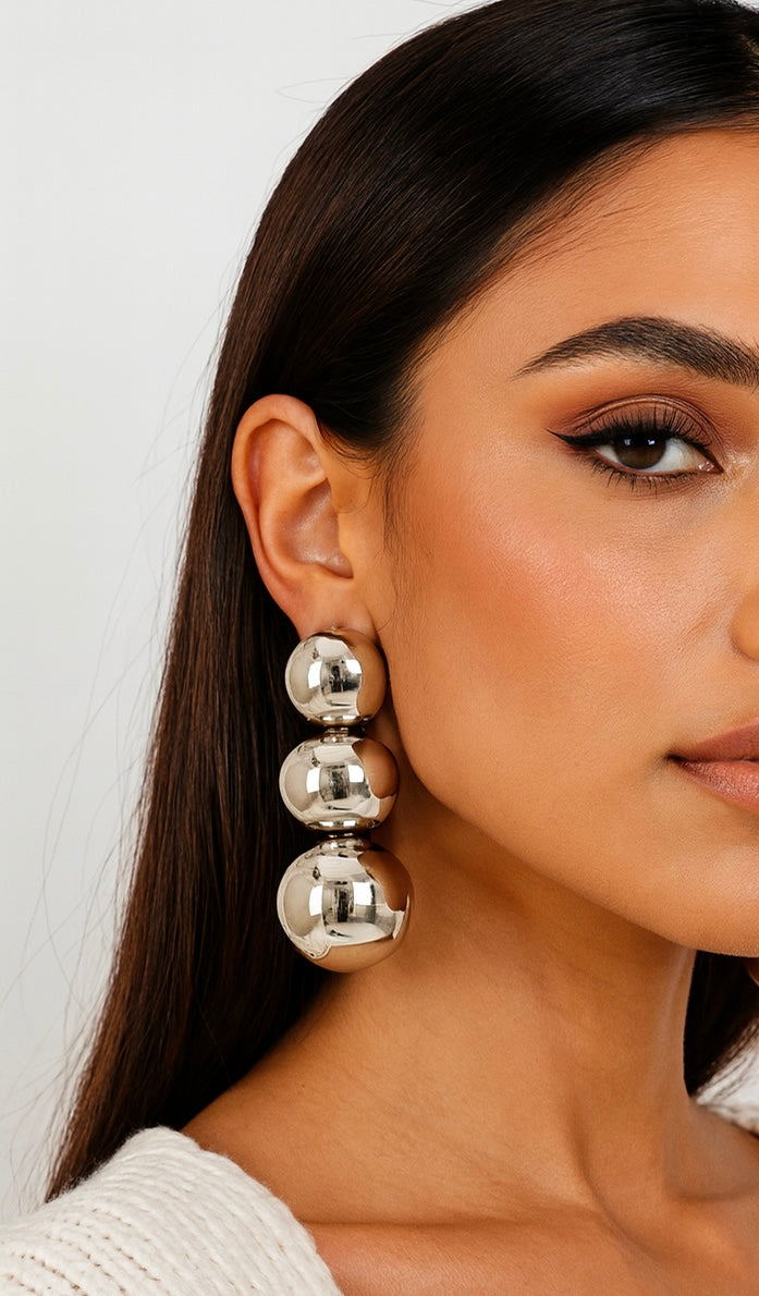 Echo Silver Earrings