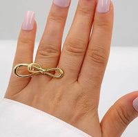 Bowknot Golden Ring