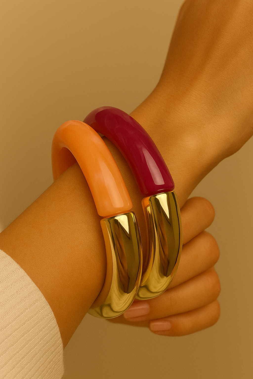 Chromé Doré Bracelet