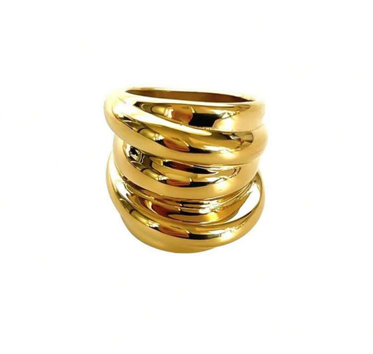 New 18K Gold Plated Ring