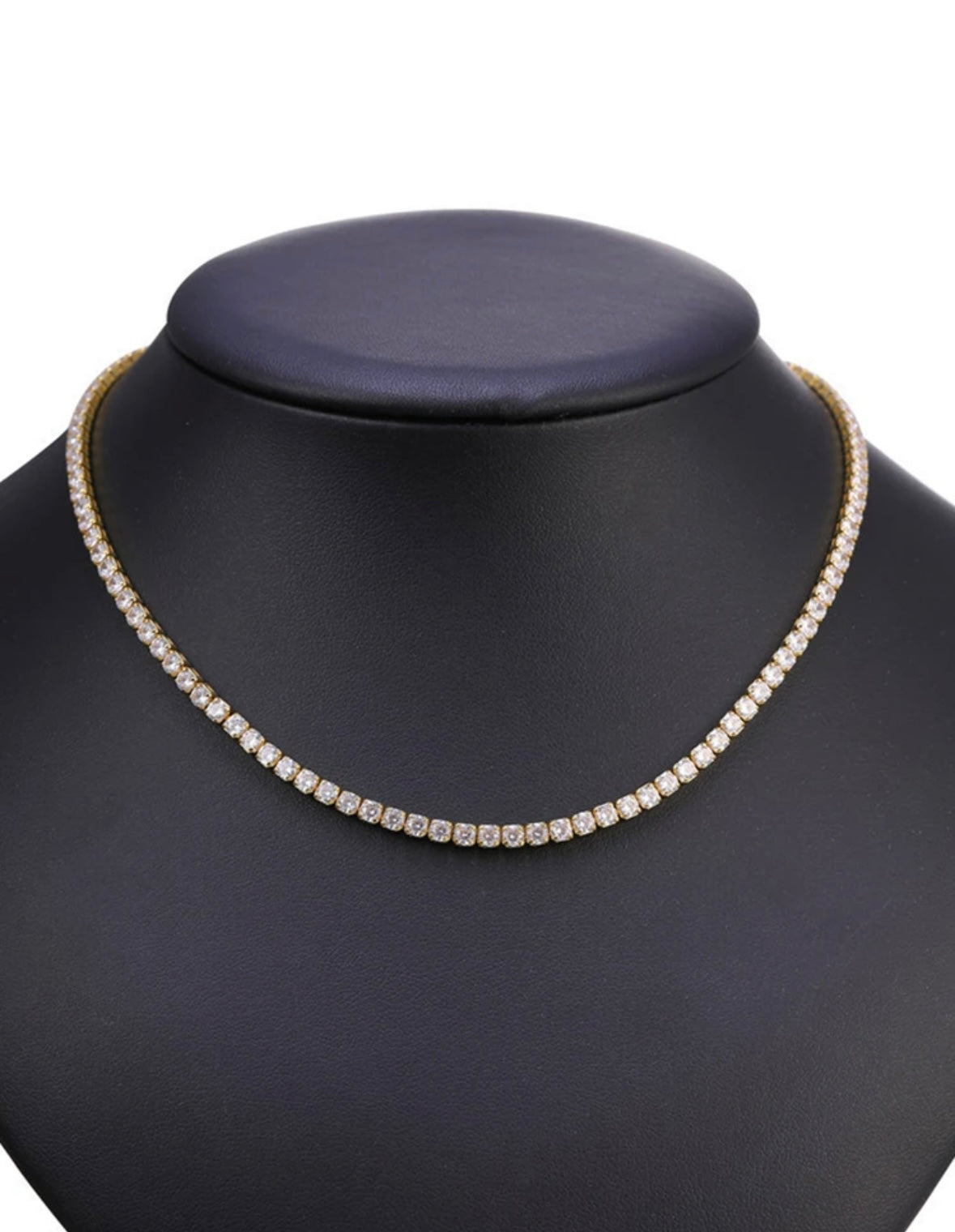 Classique Tennis Necklace “Super Shiny”