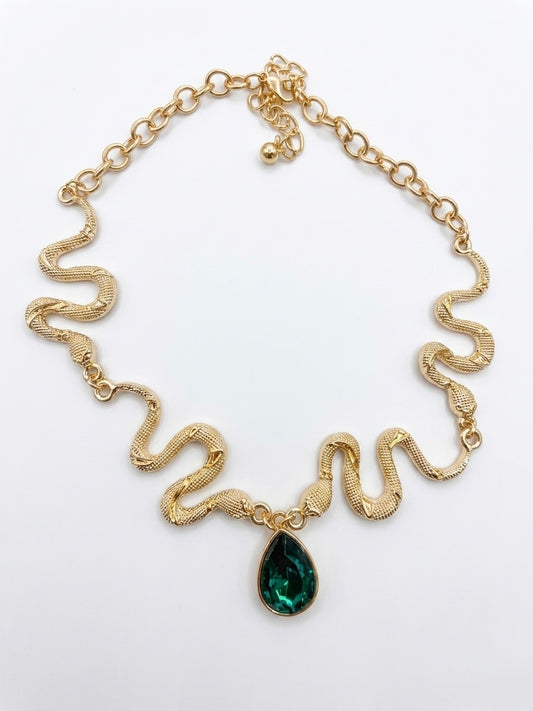 Serpente d’Émeraude Necklace