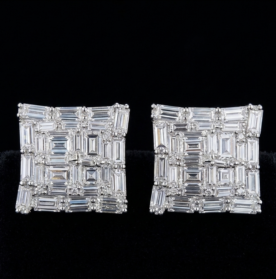 Carrée Soirée Earrings