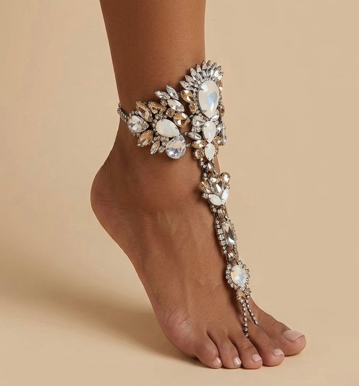 Jambe de Cristal Anklet