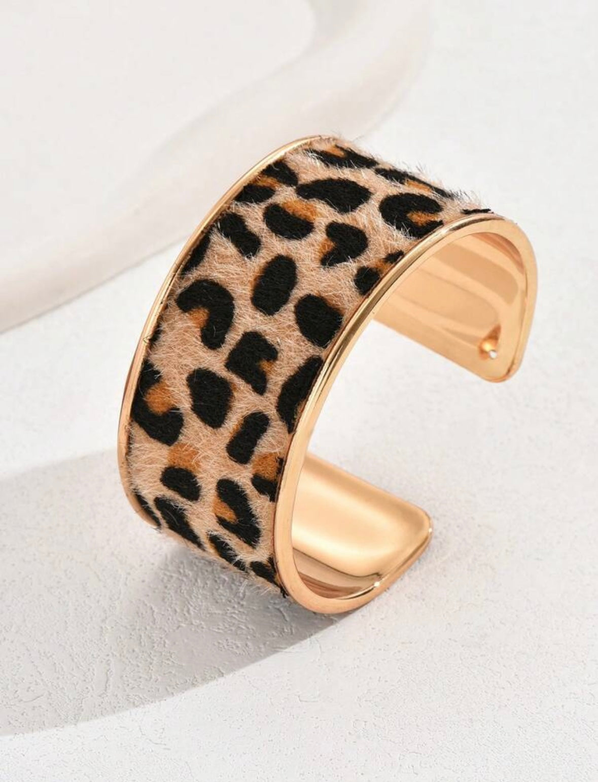 Leopard Horse Hair Bangle