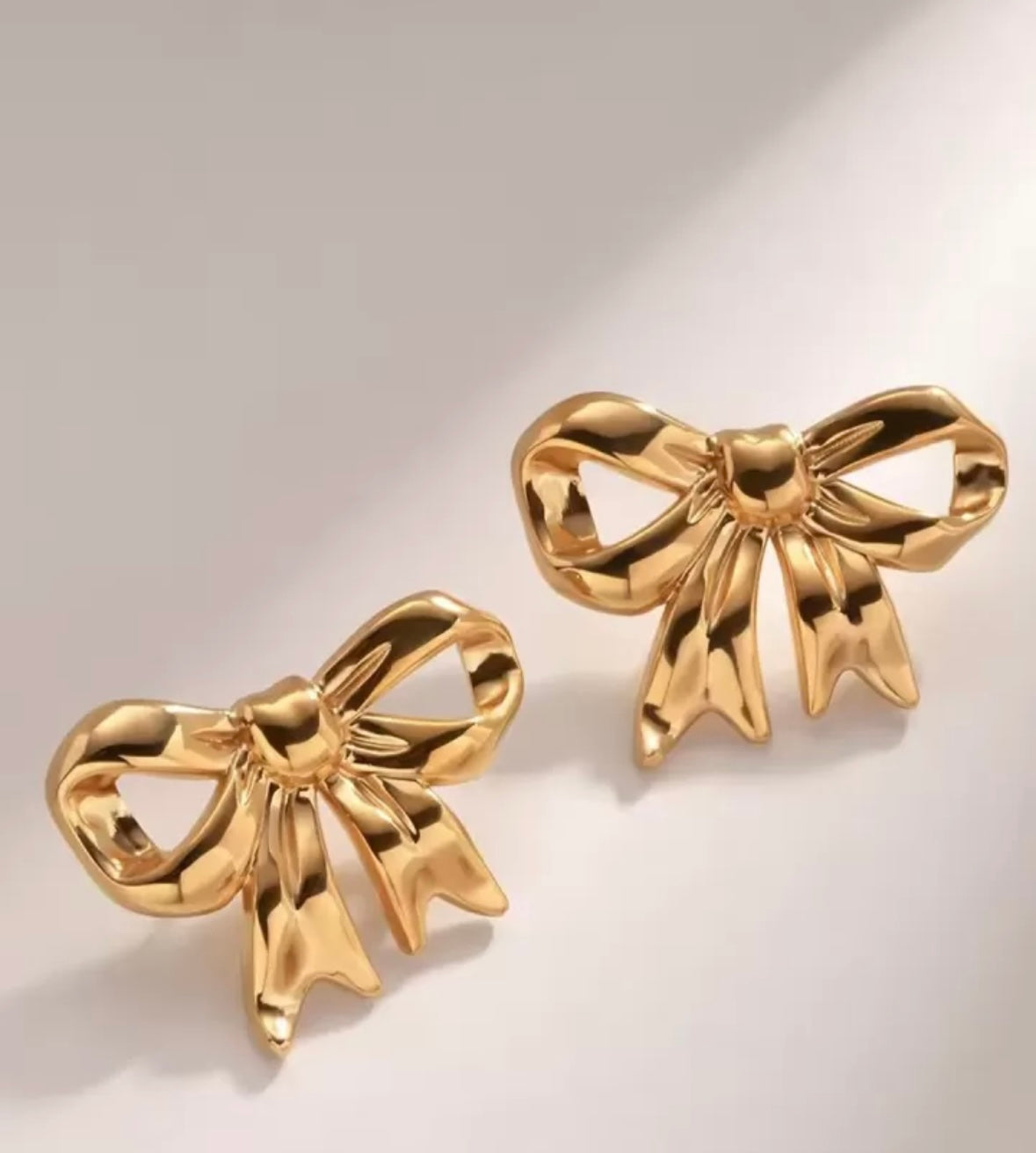 Small Ribbon Earrings