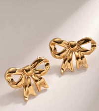 Small Ribbon Earrings