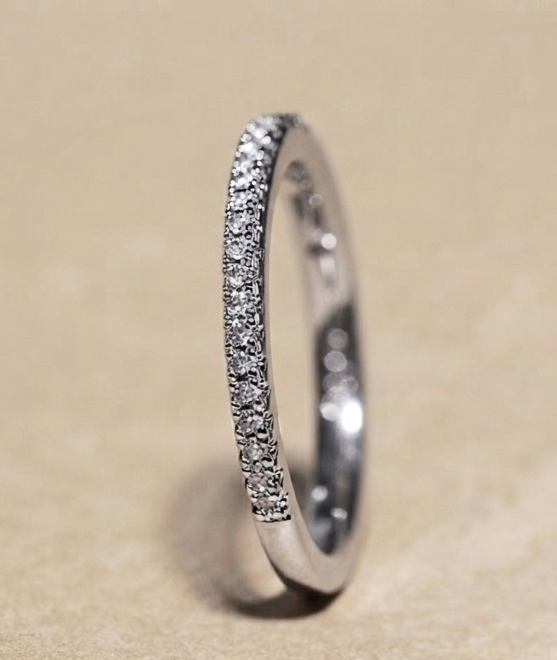 Filet de Strass Ring “Silver/Rose Gold”