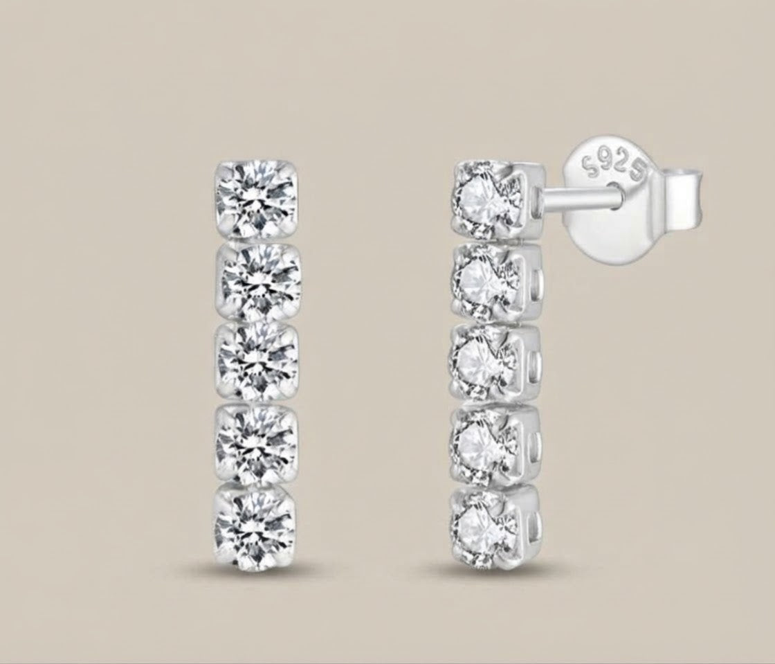Soirée 925 Sterling Silver Earrings