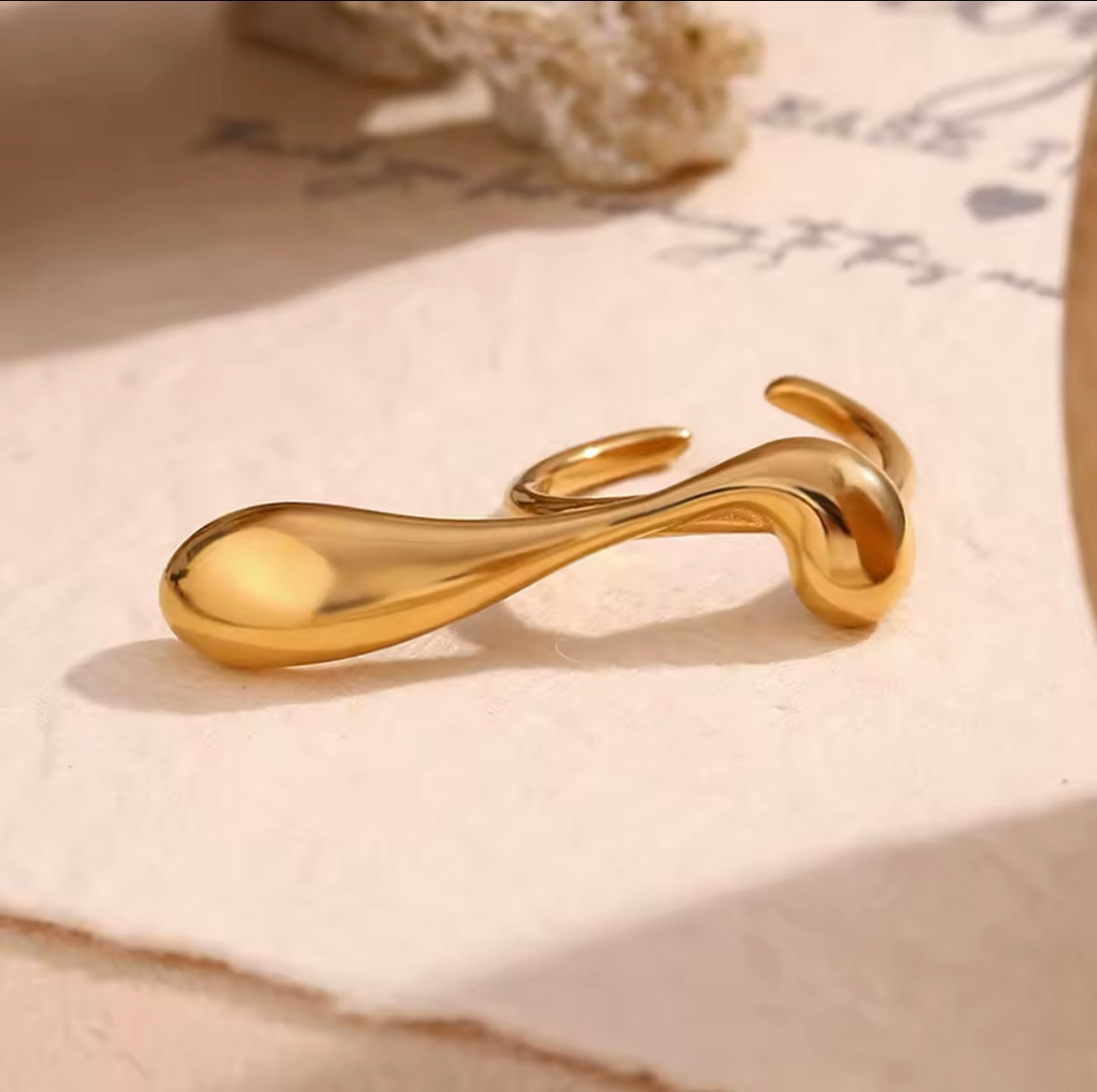 Golden Charm Ring