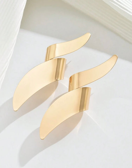 Shiny Golden Earrings