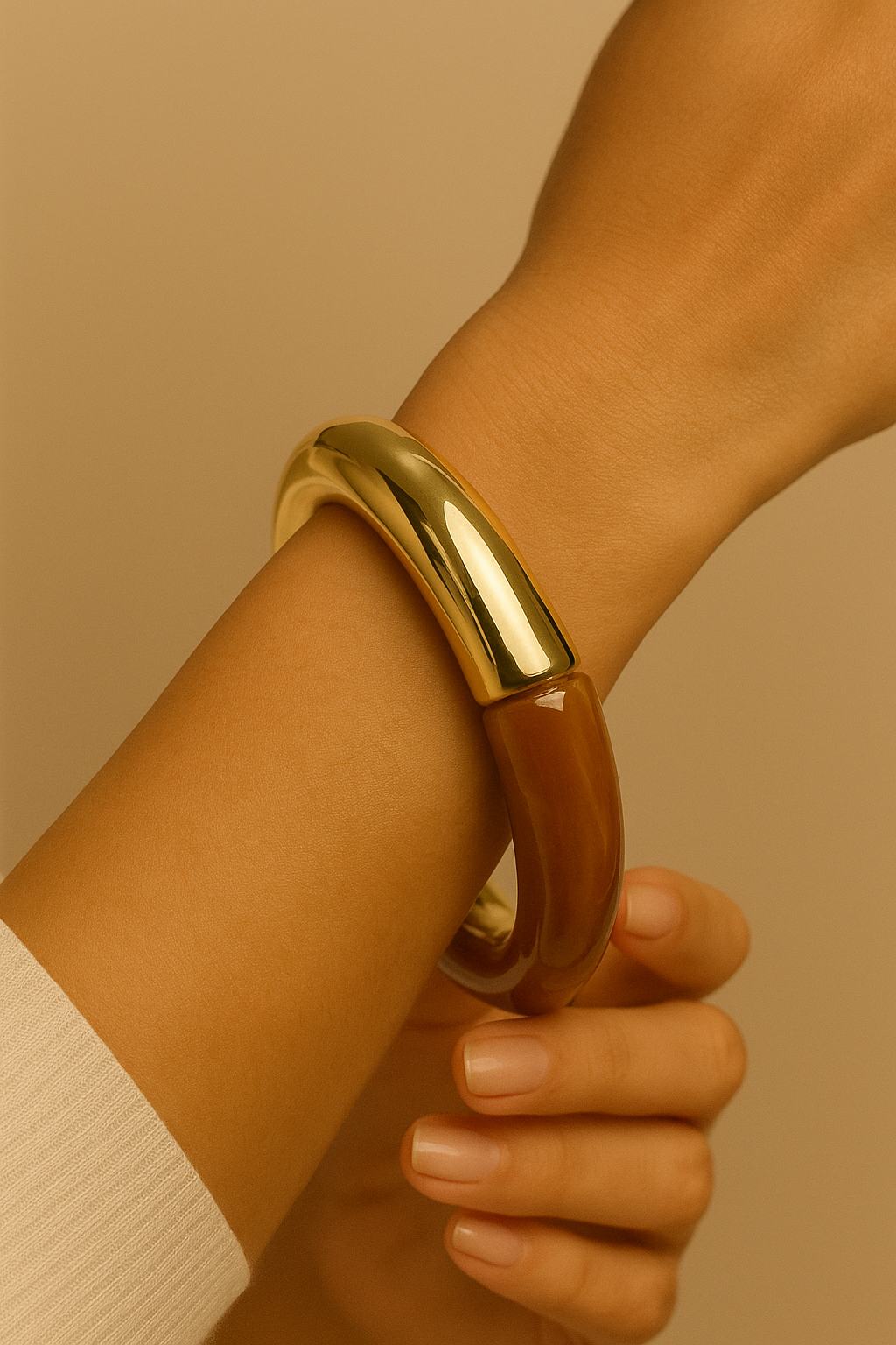 Chromé Doré Bracelet