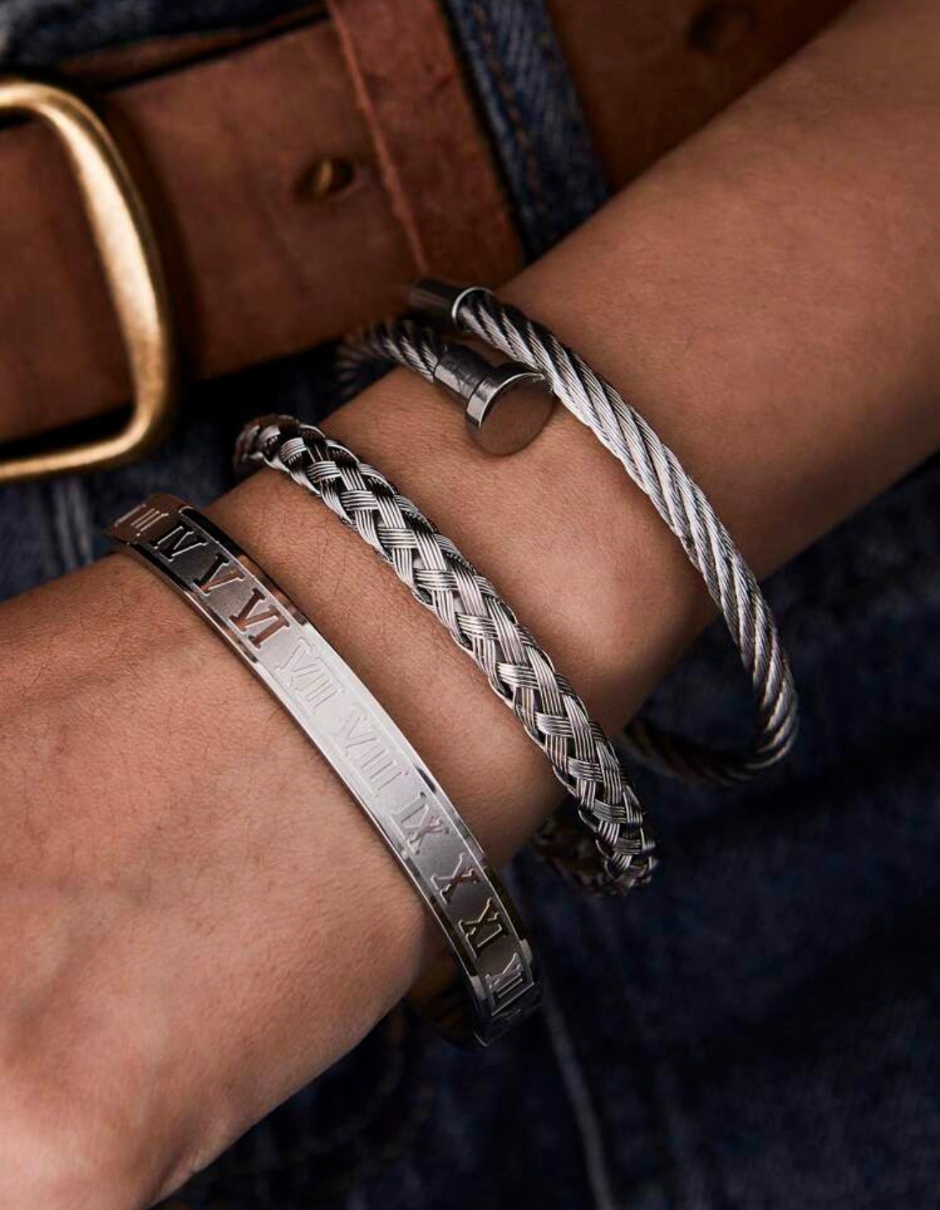 Le Nomade Stainless Steel Trendy Men Set