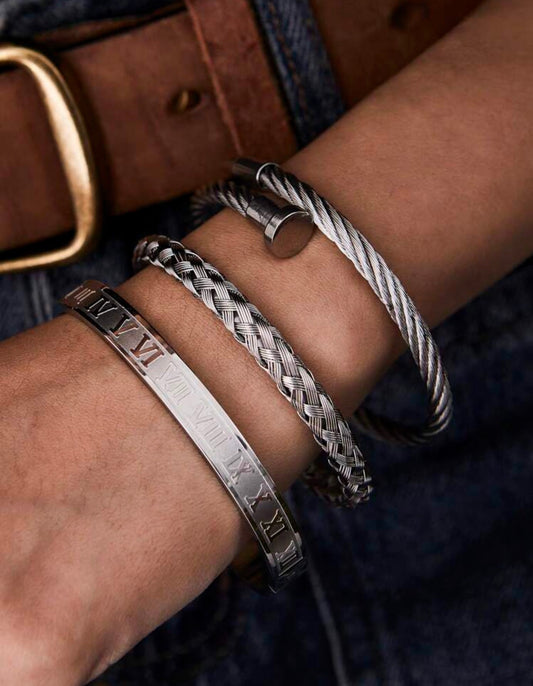 Le Nomade Stainless Steel Trendy Men Set