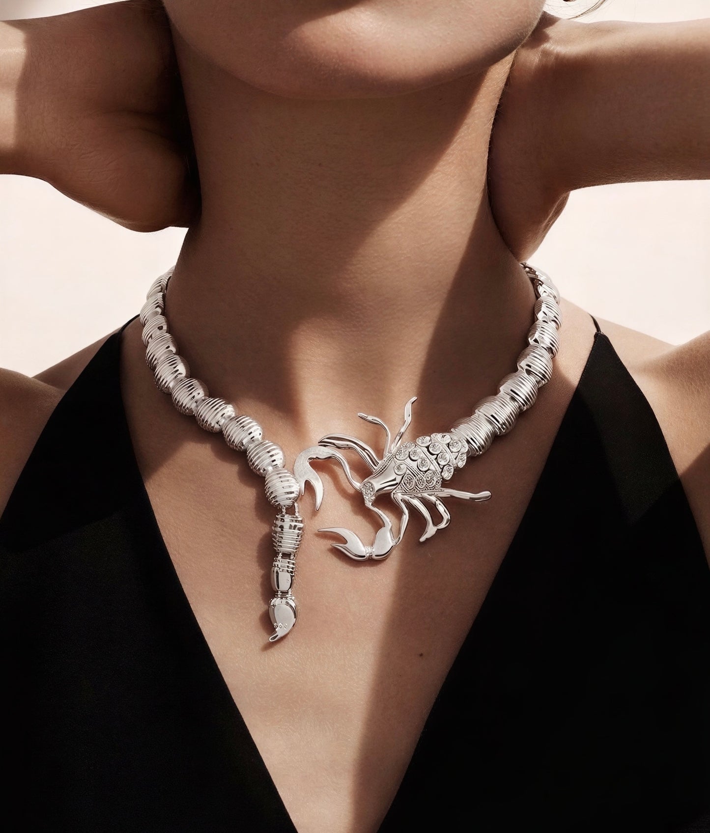 Scorpio Silver Necklace