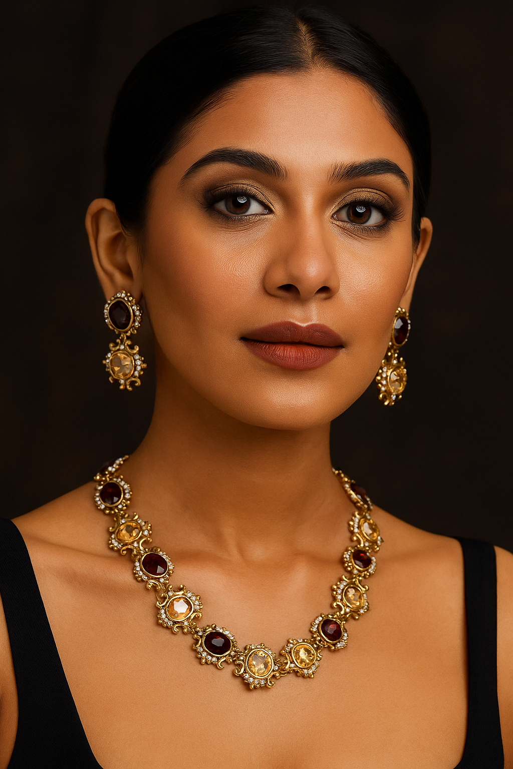 Rhinestone Jewellery Set