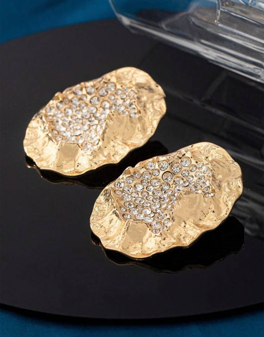 Golden Diamond Earrings
