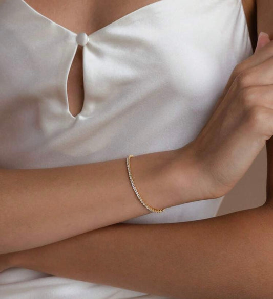 Classique Tennis Bracelet “Super Shiny”