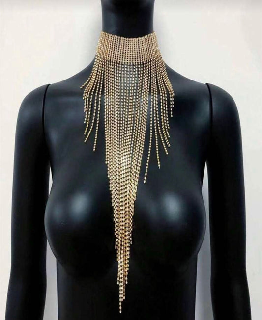 Collier “Cascade Dorée”