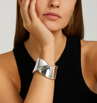 Bold Silver Bangle