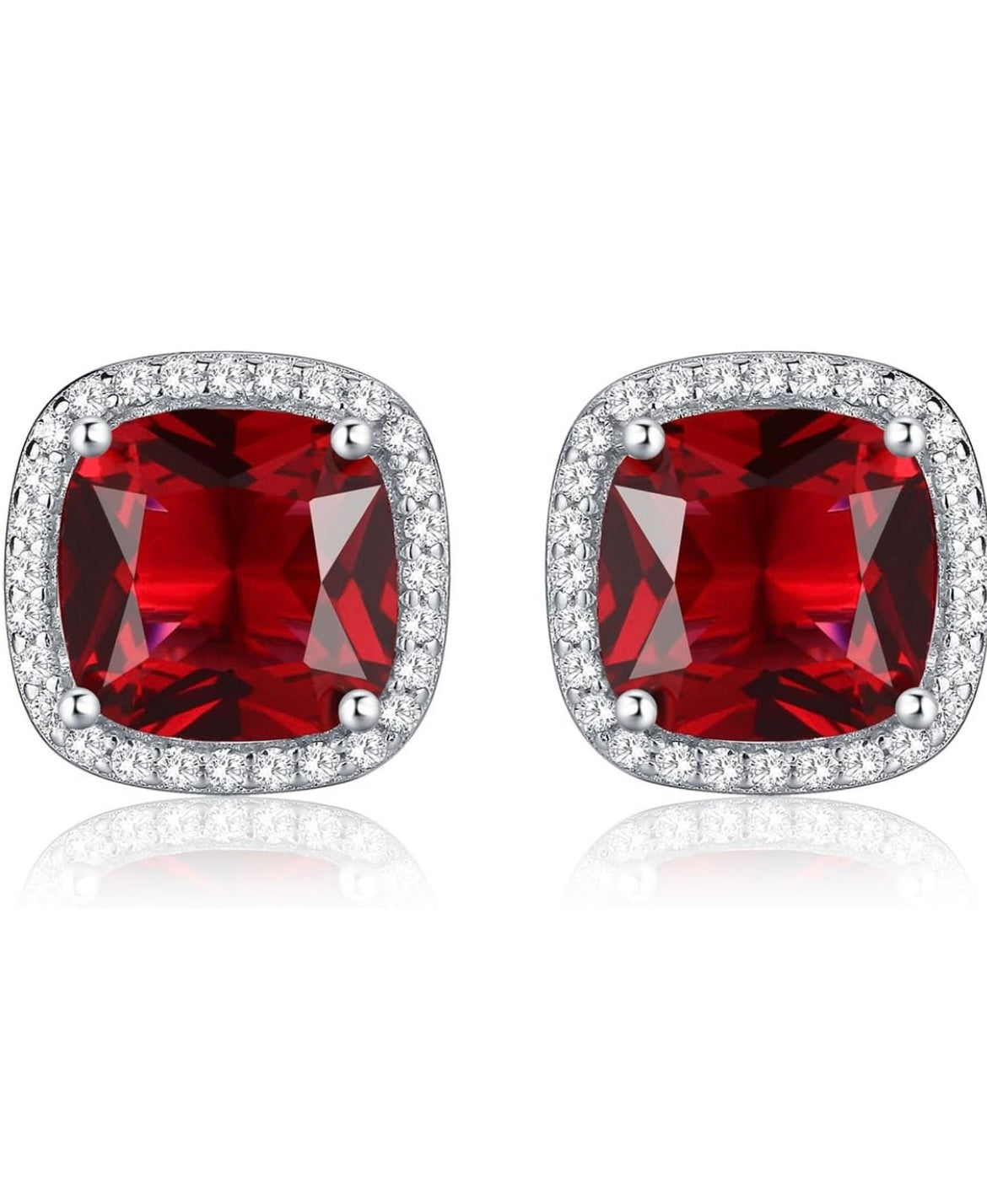 Ruby Stud Earrings