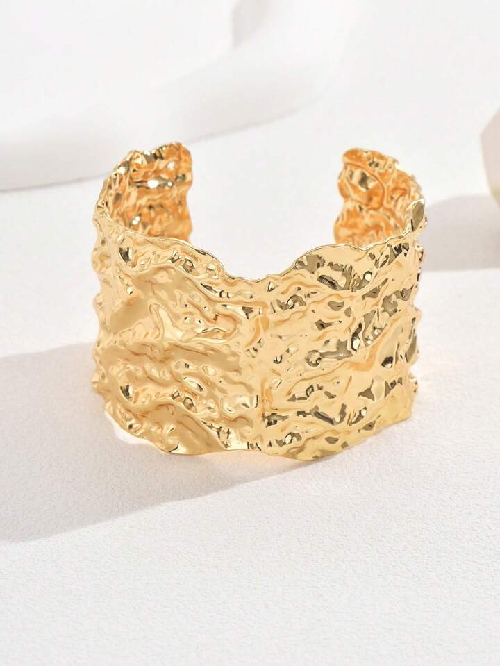 Irregular Golden Bangle