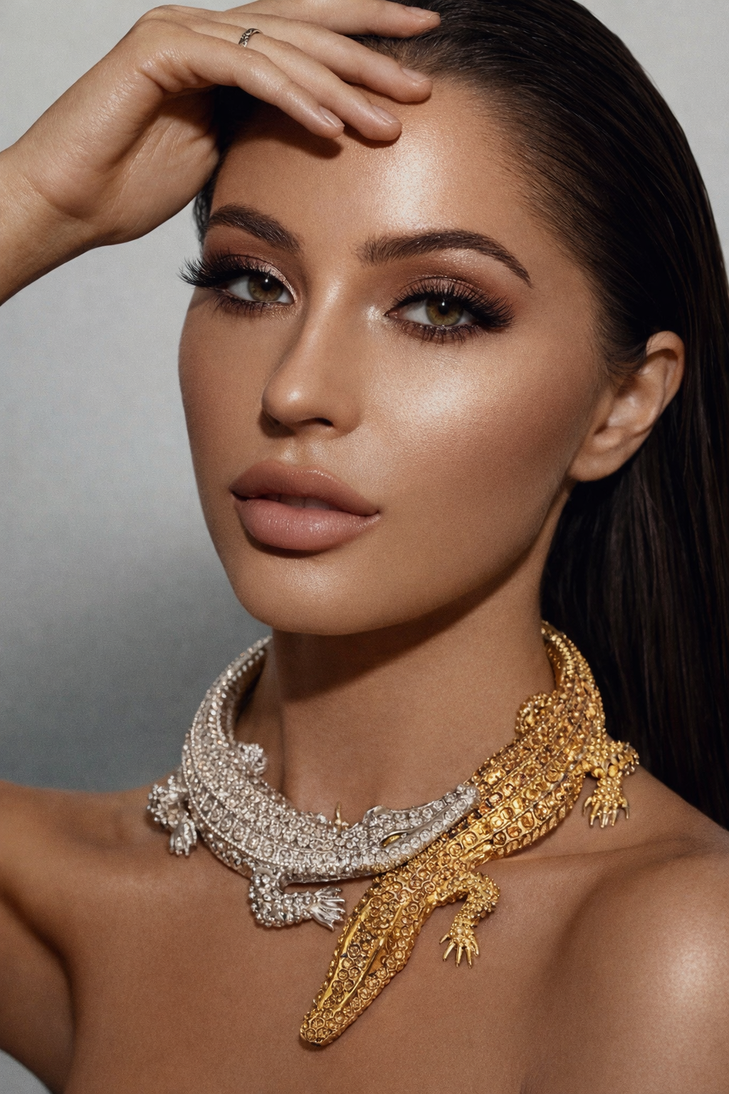 Crocodile Statement Collar