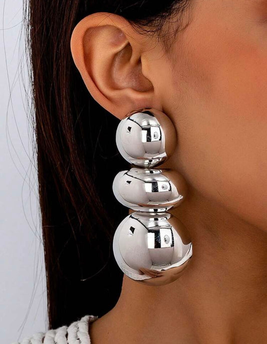 Echo Silver Earrings
