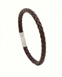 Marron Unisex Leather Bracelet