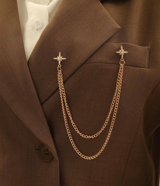 Étoile Suspendue Brooch