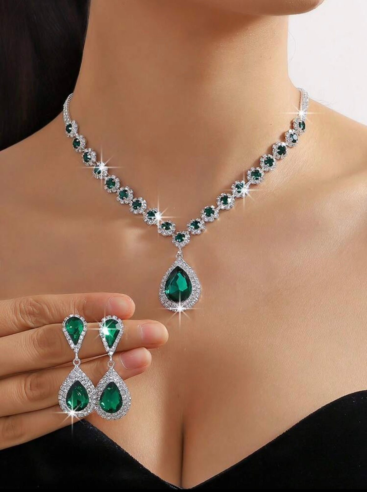 Emerald Silver SuperShiny Set