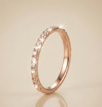 Filet de Strass Ring “Silver/Rose Gold”