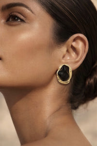 Ébène Noire Earrings