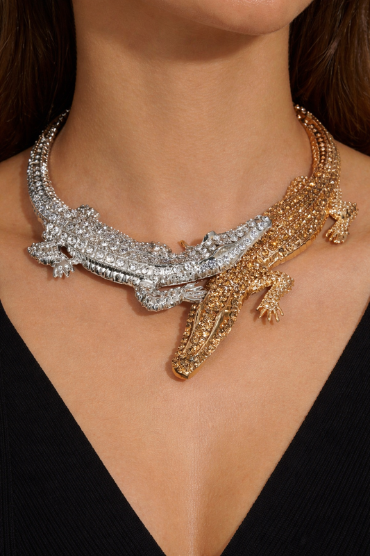 Crocodile Statement Collar
