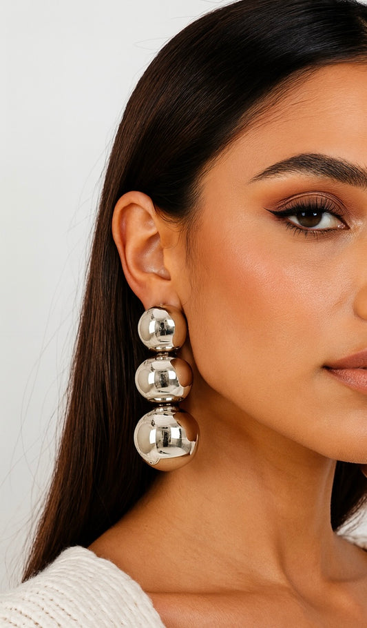 Echo Silver Earrings