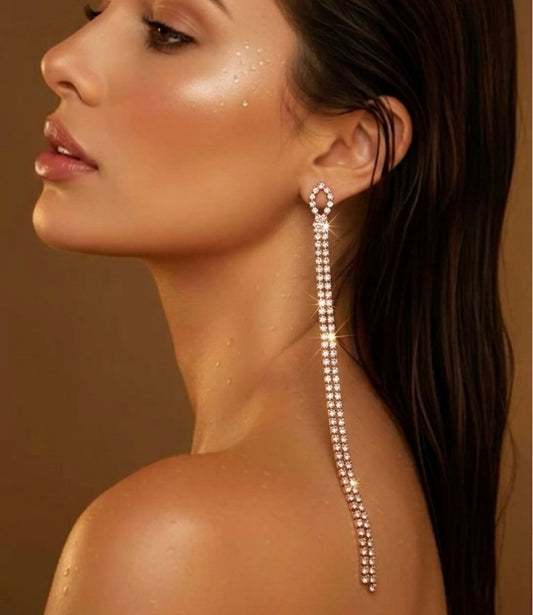 Long Tennis Earrings
