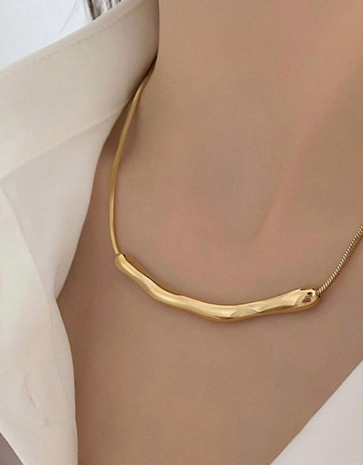 Simple and Classy Bamboom Necklace