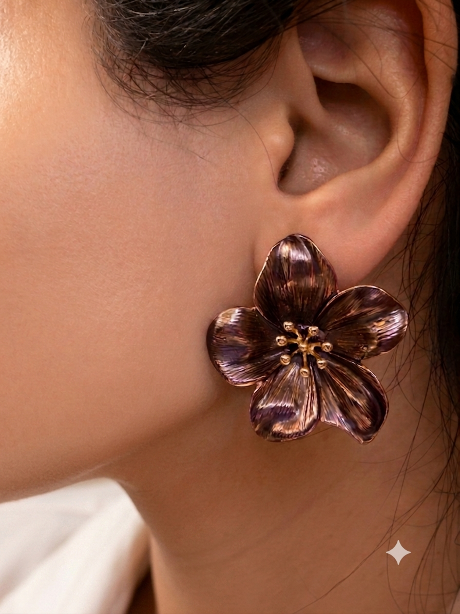 Fleur Ambrée Earrings