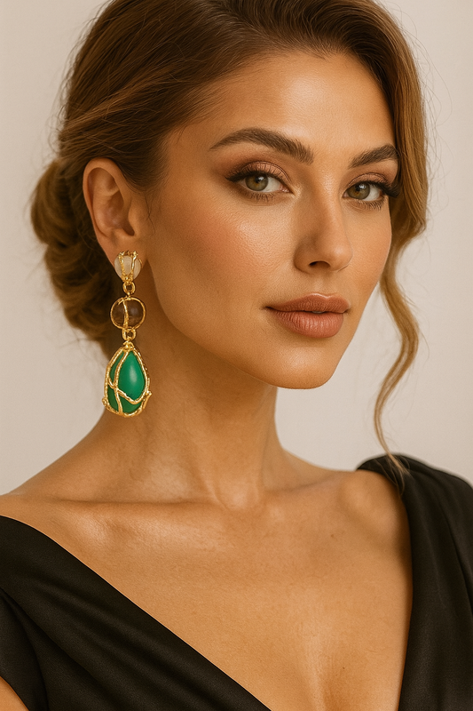 Multicolour Lily Extra Unique Earrings