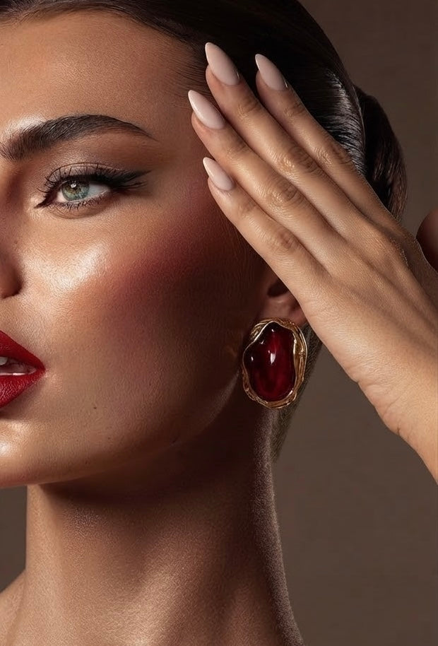 Perle Rouge Earrings