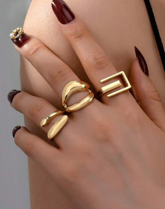 3 Pieces Ring Set