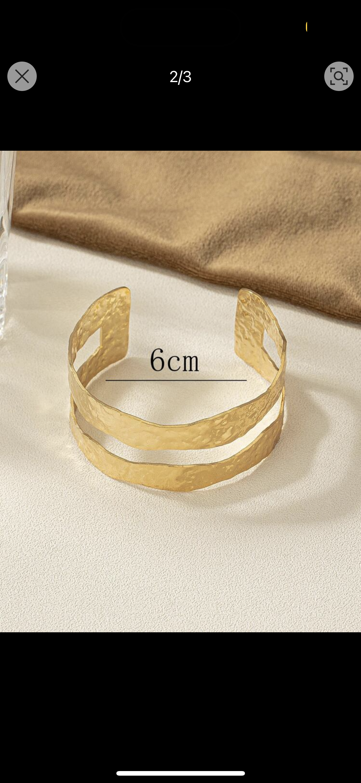 Gold Hoop Bracelet