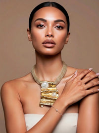 La Plaque d'Or Necklace