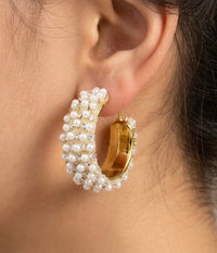 Classic Pearl Hoop