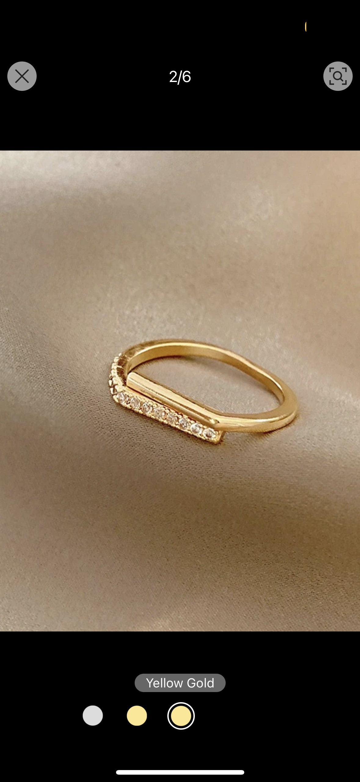 Classy Straight Wrap Ring