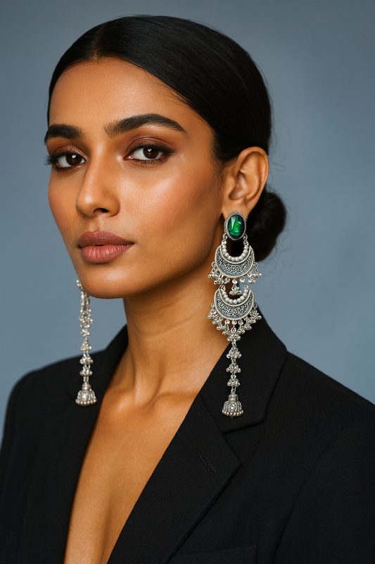 Arabian Emerald Earrings